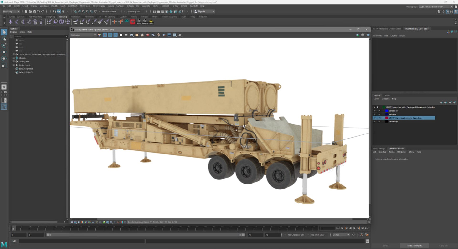 LRHW Launcher with Deployed Hypersonic Missiles Animated Rigged for Maya 3D https://p.turbosquid.com/ts-thumb/Wt/d8g2SD/Cs/lrhw_launcher_with_deployed_hypersonic_missiles_animated_rigged_for_maya_1004/jpg/1760029512/1920x1080/fit_q87/4d4927847470273308783f97ae7a1fd43edab0a9/lrhw_launcher_with_deployed_hypersonic_missiles_animated_rigged_for_maya_1004.jpg