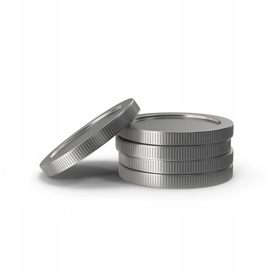 3D Coins Stack - TurboSquid 2228599