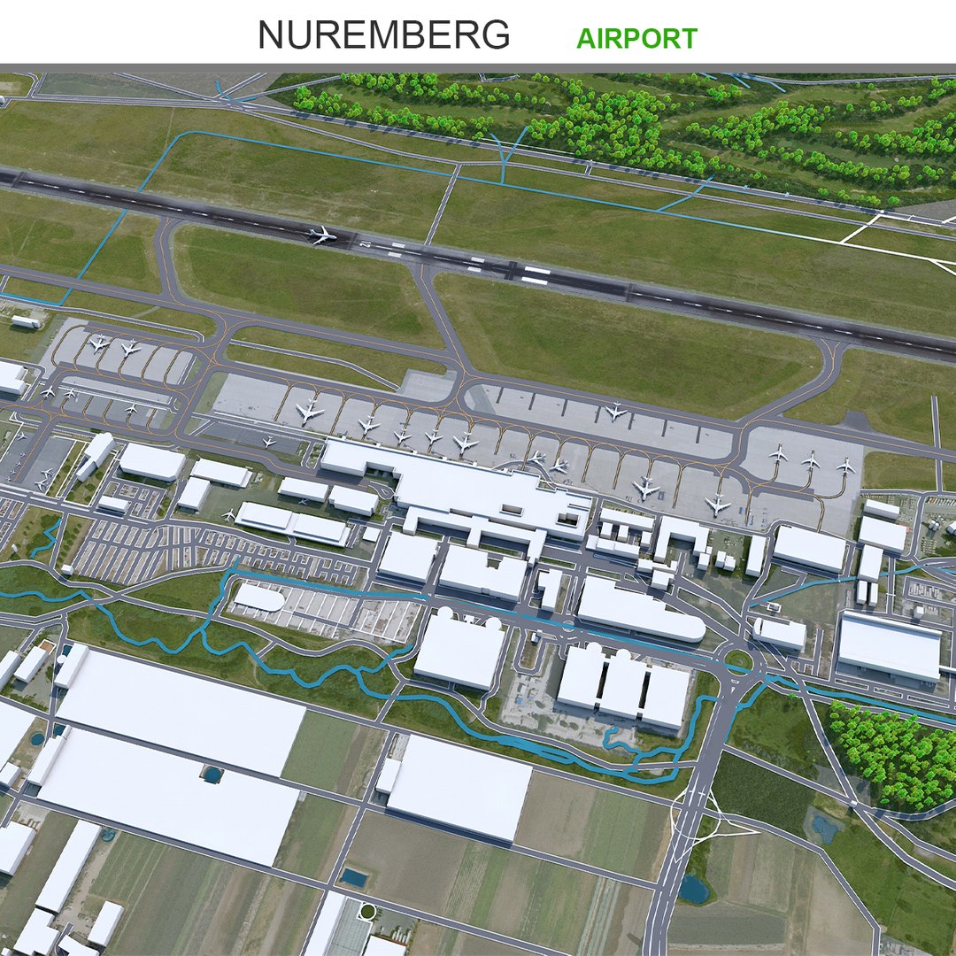 Park And Go Numreberg Airport www.turbosquid.com