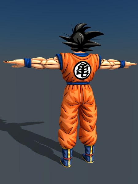 Character goku rigged 3D - TurboSquid 1163302