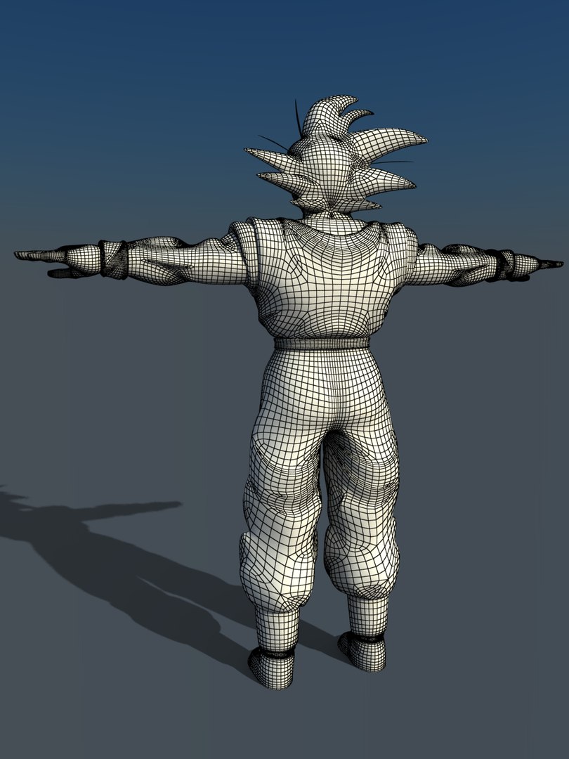 Character Goku Rigged 3D - TurboSquid 1163302