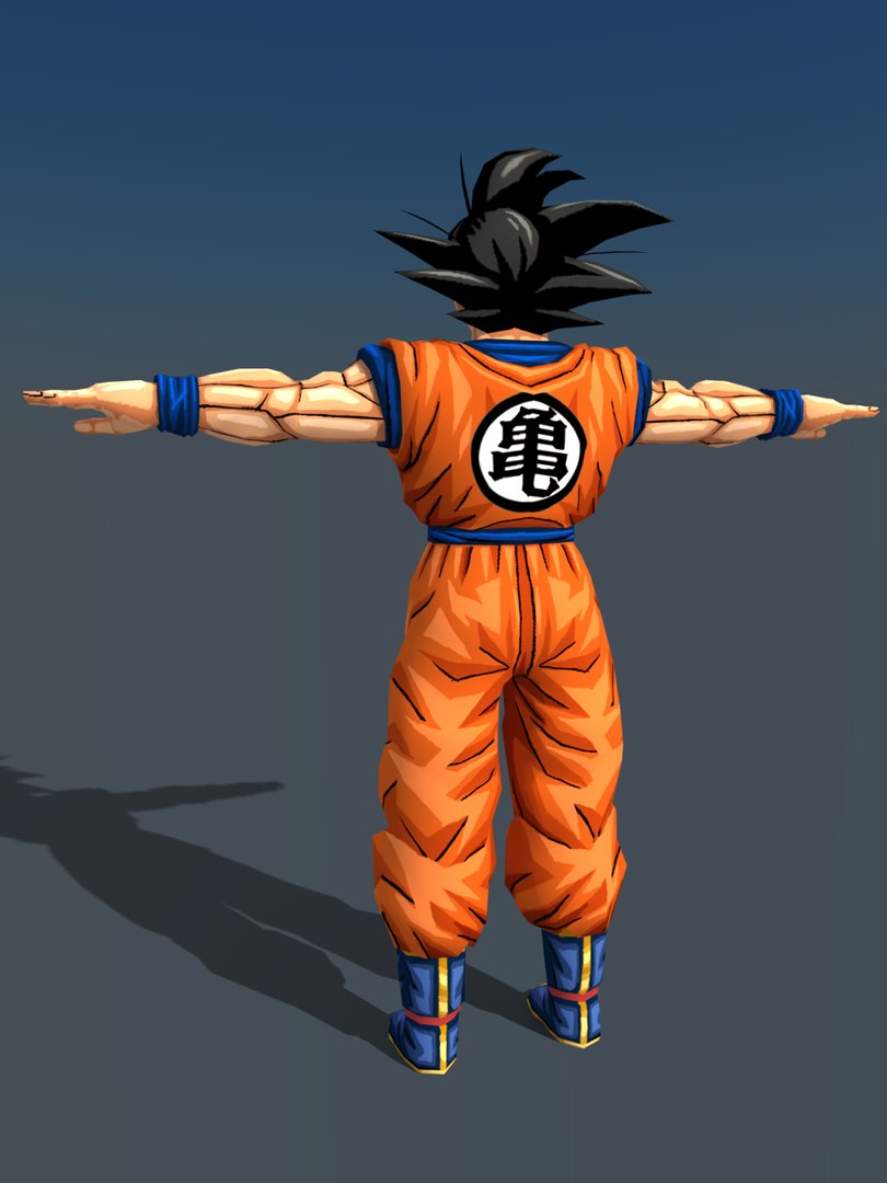 Character Goku Rigged 3D - TurboSquid 1163302