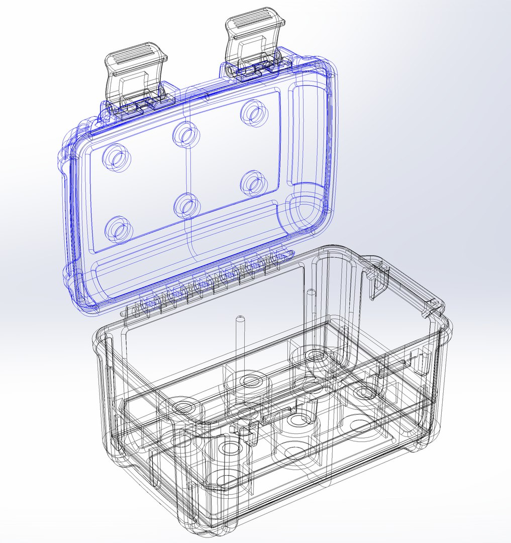 Caddy For Microplate Microtiter 20mm Diam Six Well 3D Model ...