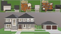 Furnished suburban house