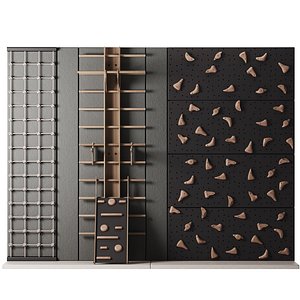 Children playground - Night 3D model