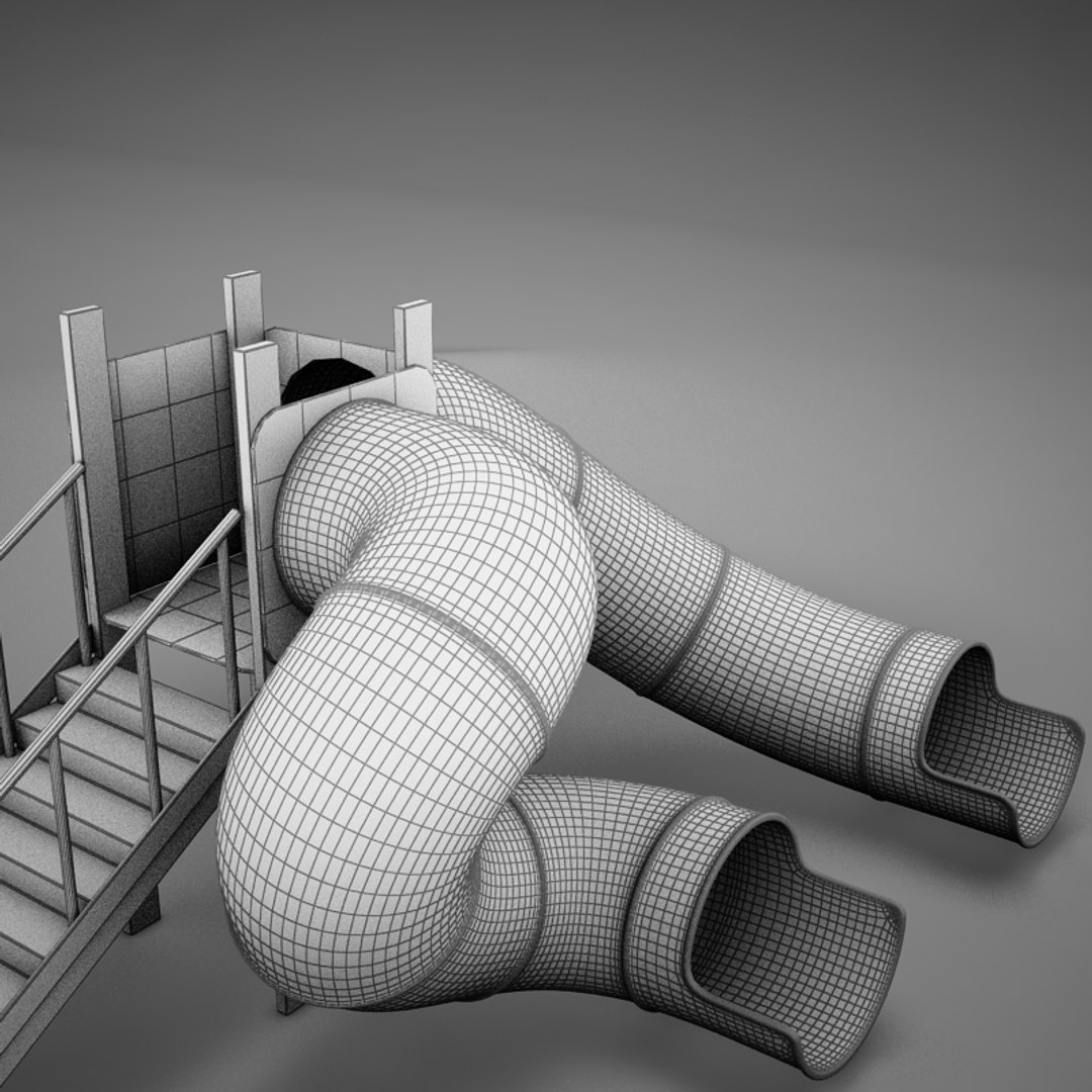 Playground Slide 3D Model - TurboSquid 1251901