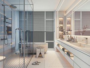 Modern bathroom interior design