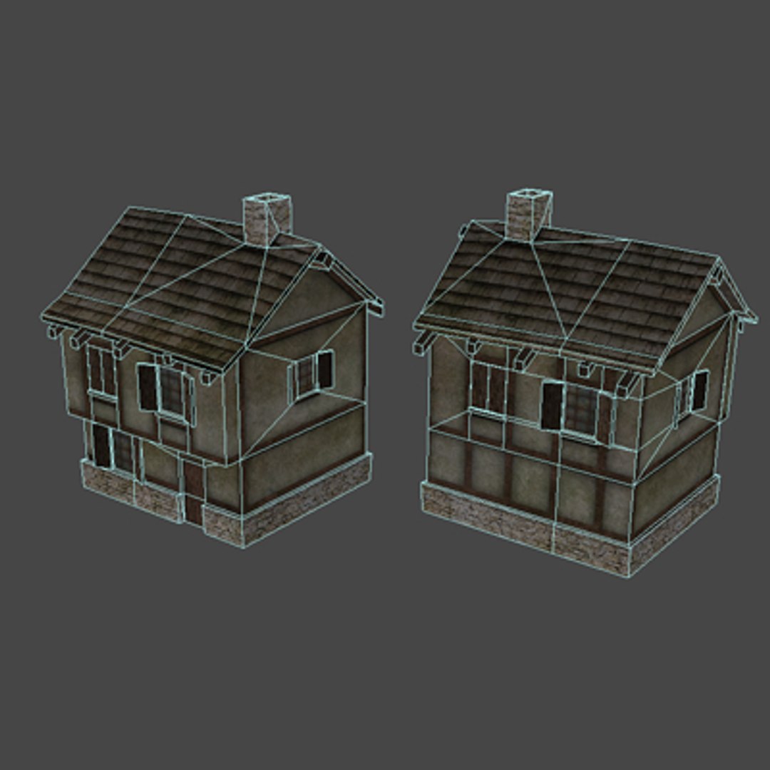 3d Building Rpg House Model