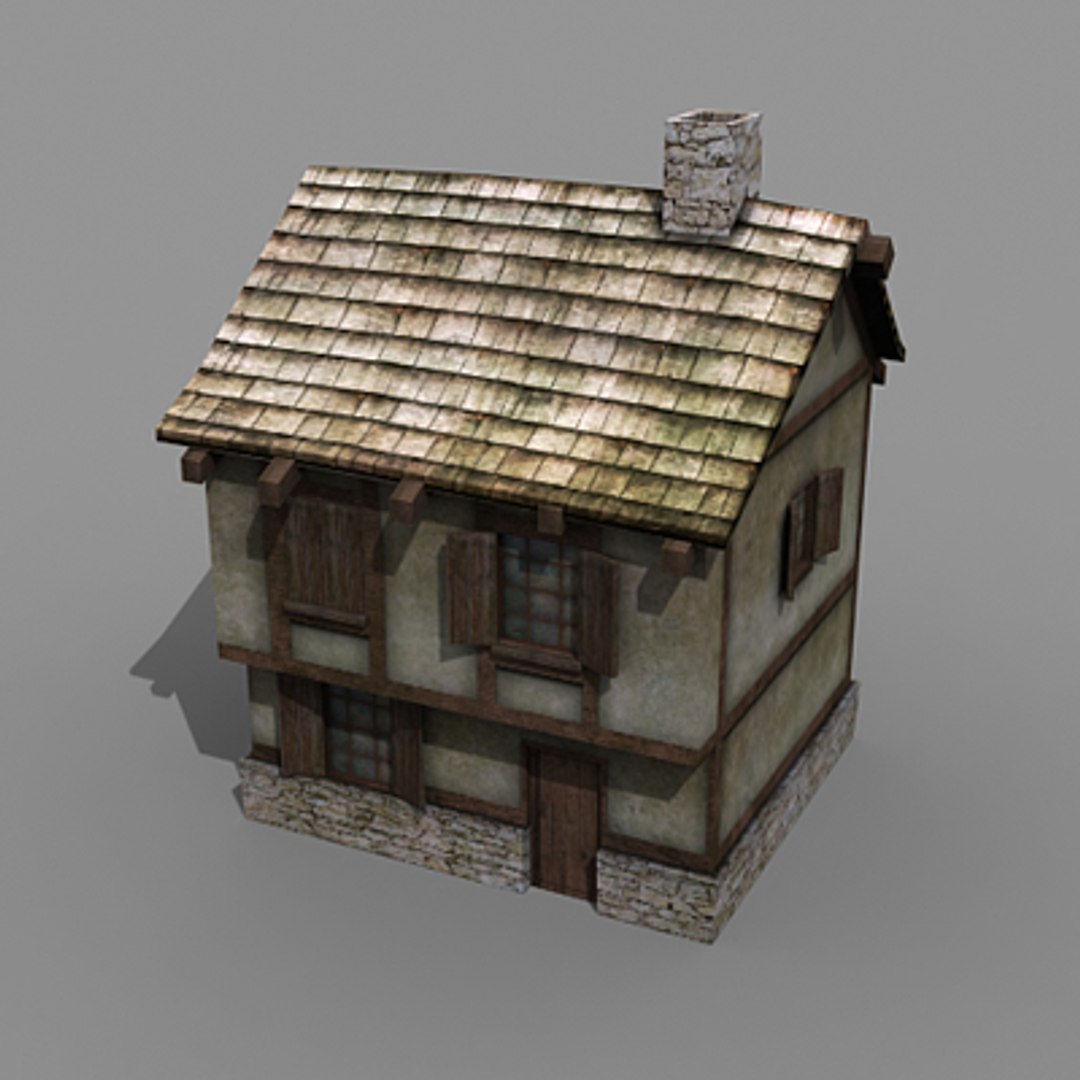 3d Building Rpg House Model