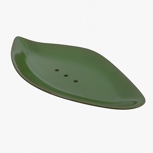 Leaf Shaped Soap Dish 3D