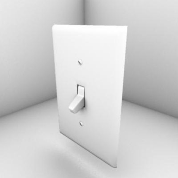 light switch 3d ma