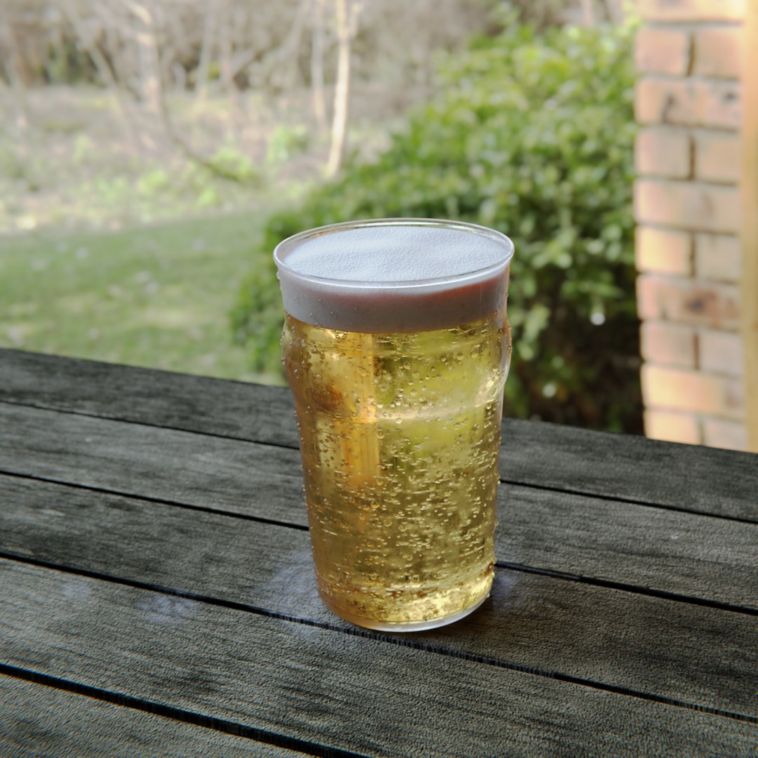 3D model Beer glass animated - TurboSquid 1844321