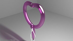 3d balloon love cycle