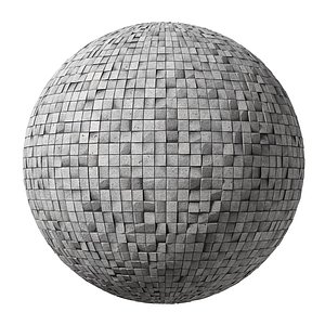Seamless PBR Tile Material 79 3D model
