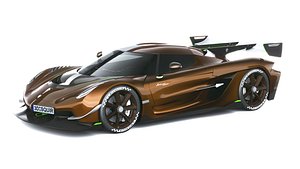 Koenigsegg Sadairs Spear 2026 LowPoly 3D model
