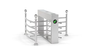 gate turnstile 3D