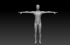 blender rigged 3D model