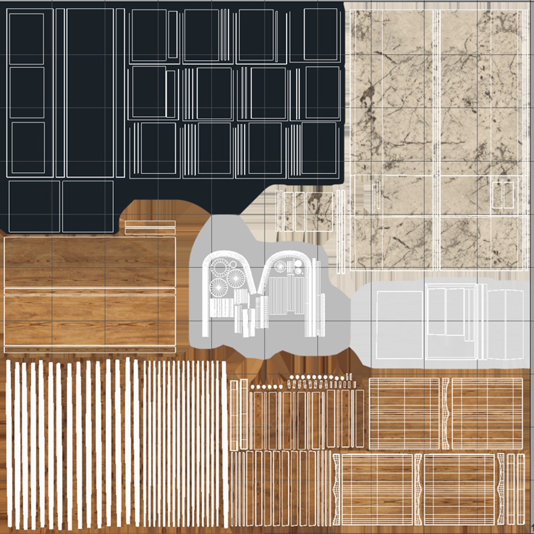 Kitchen Table Model - TurboSquid 2329877