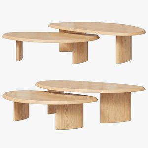 3D Maiden Home Vestry nesting coffee tables