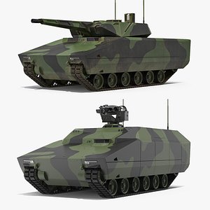 3D lynx kf41 tank model