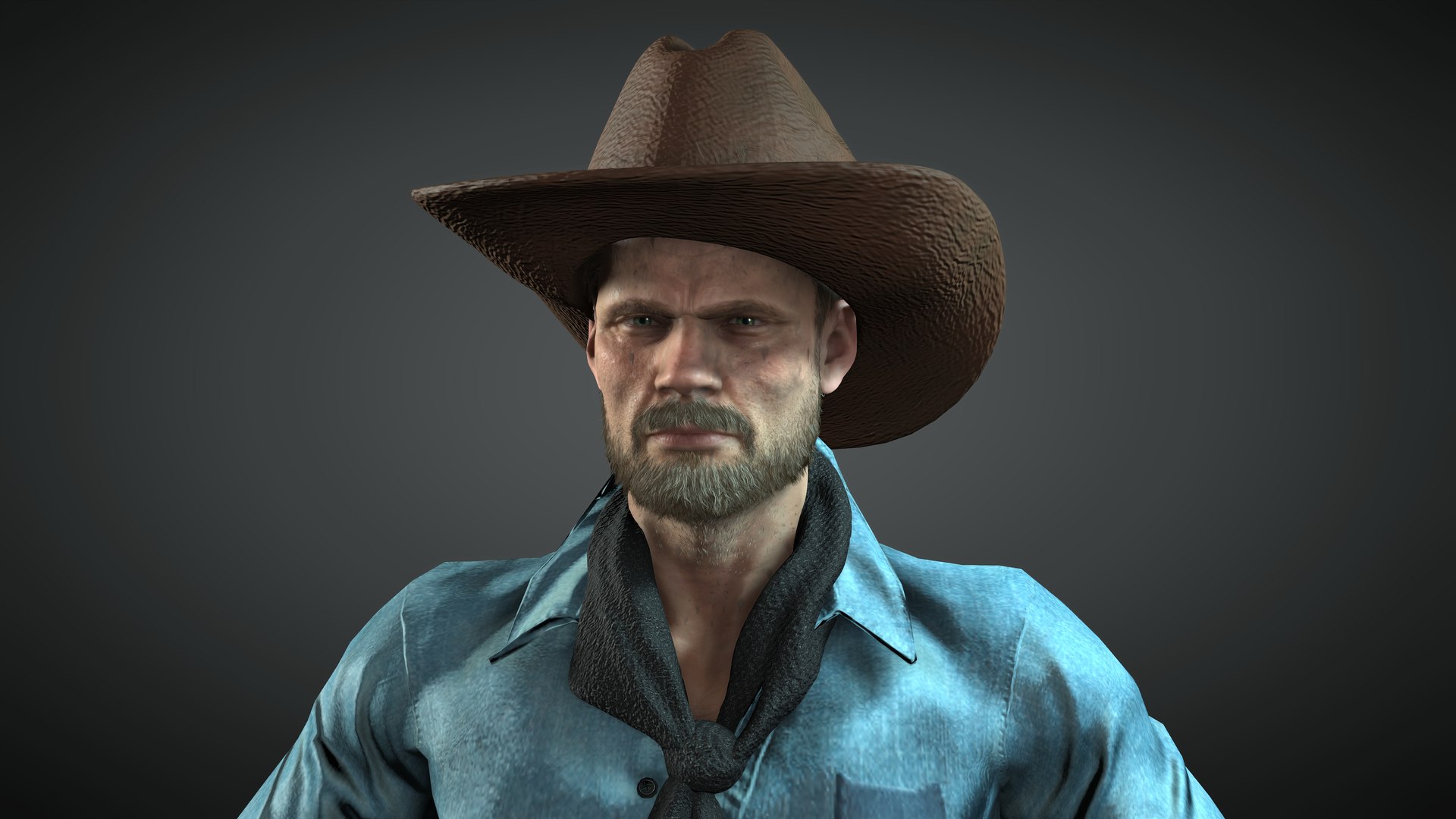 The Cowboy 3D - TurboSquid 1879684