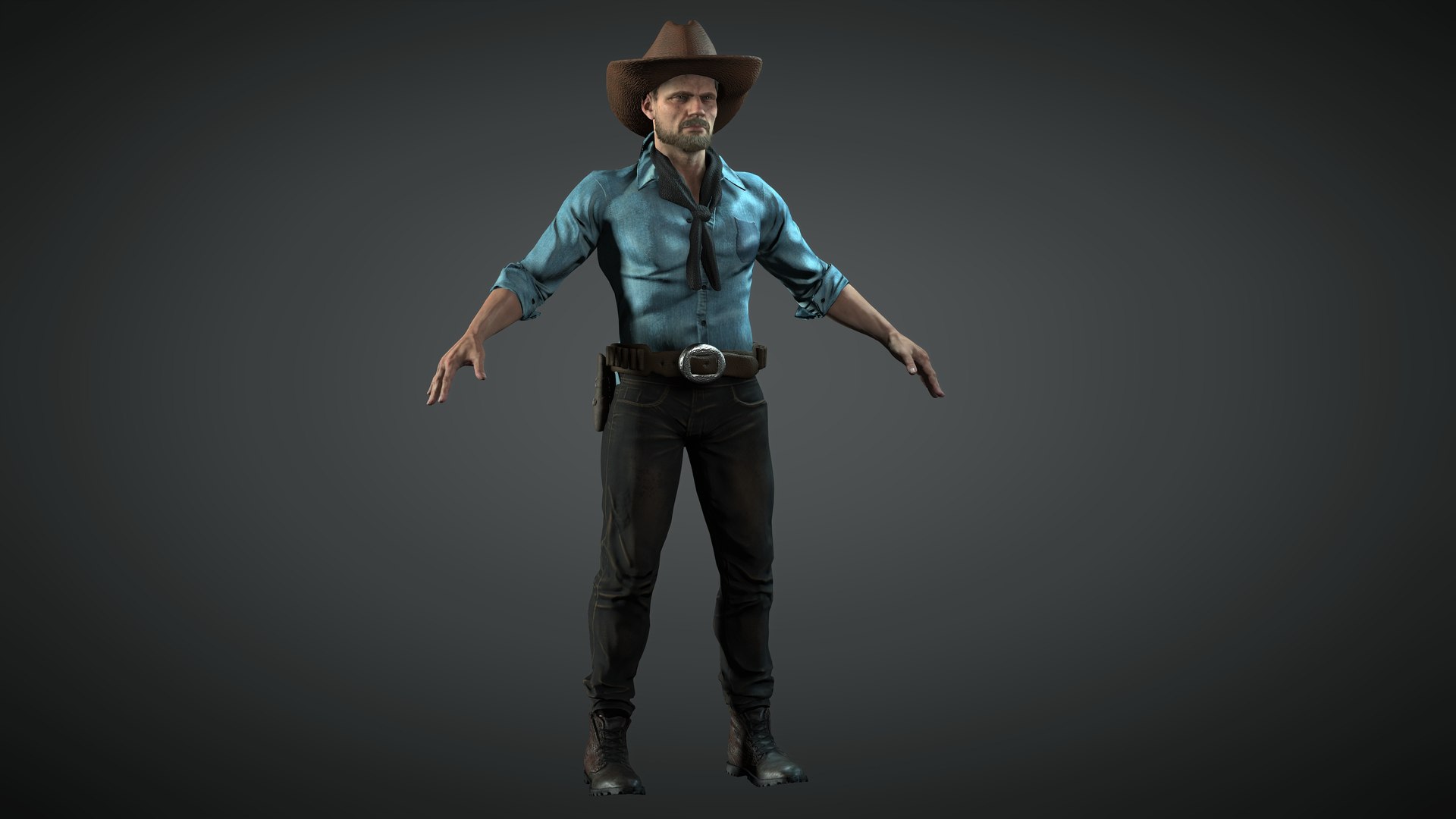 The Cowboy 3D https://p.turbosquid.com/ts-thumb/Wu/bOnBcI/Wi/cowboy7/jpg/1649358294/1920x1080/fit_q87/4894638a8a76a7f33bdbd87b6ffa82f5833f29ee/cowboy7.jpg