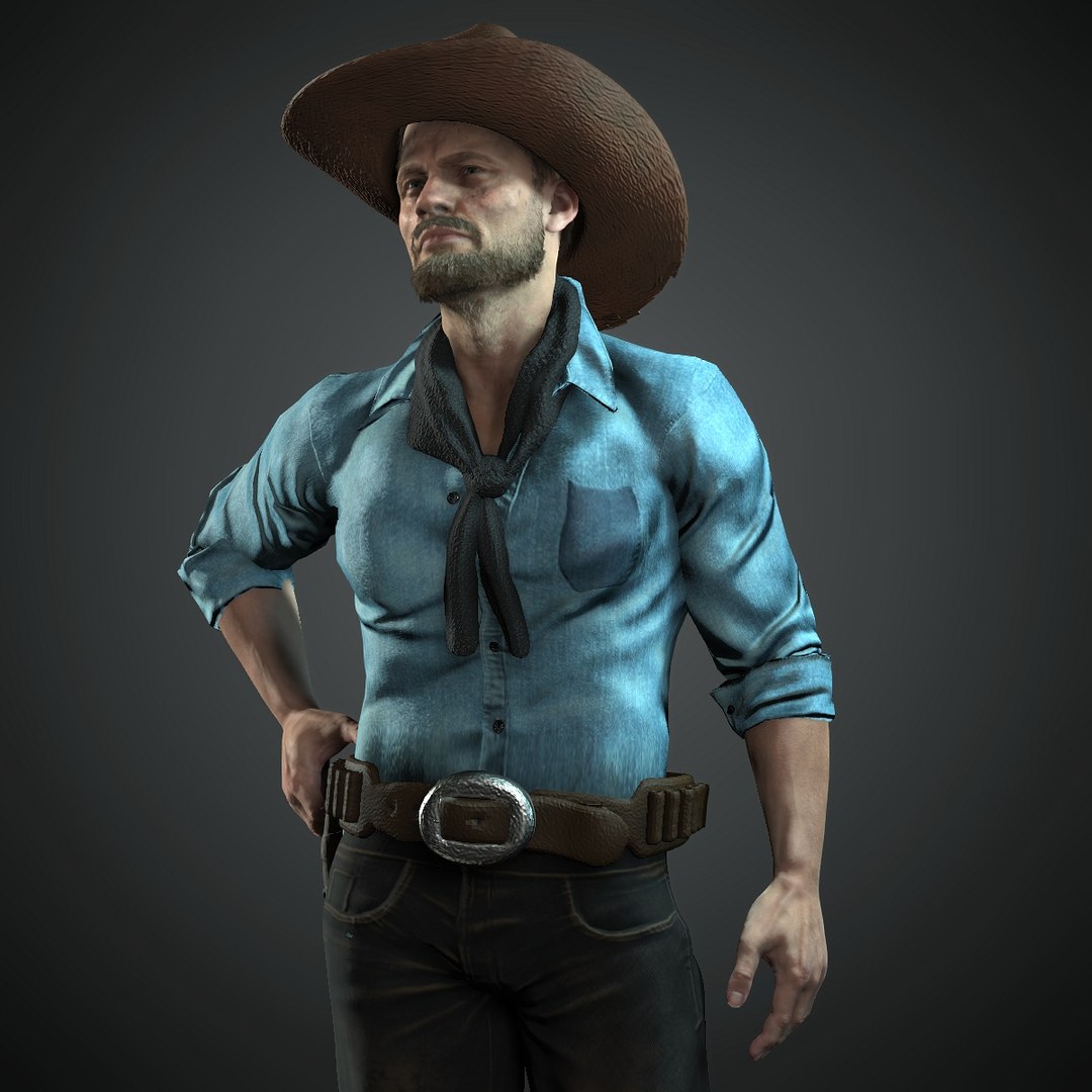 The Cowboy 3D - TurboSquid 1879684