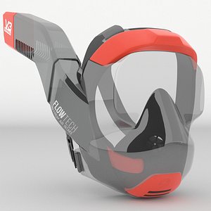 V3 Face Snorkel Mask Sunset 3D