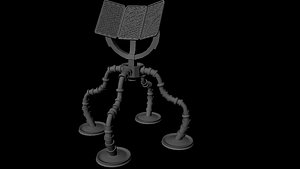 free solar array drone 3d model