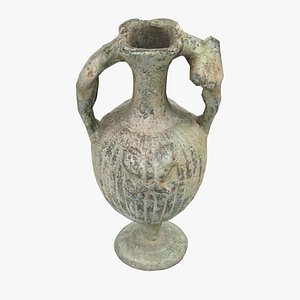 Ancient double handled amphora model