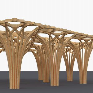 Modular Gothic Timber Pavilion