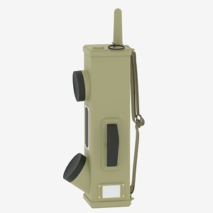 3D WWII Handheld Radio SCR-536 Radio Transceiver