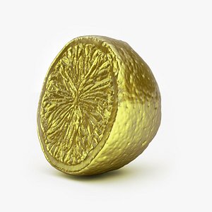 Half Lemon 3d scan