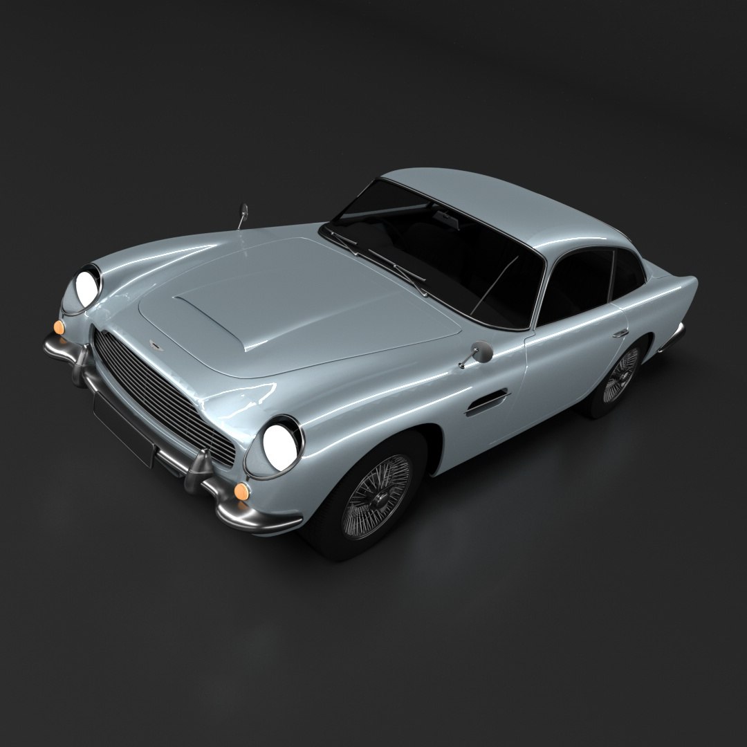 3D Aston Martin DB5 James Bond Car 007 - TurboSquid 2296824