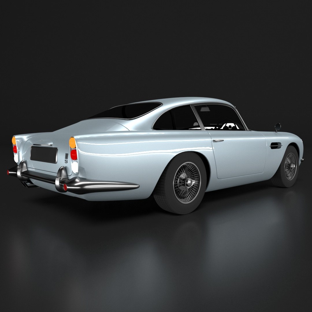 3D Aston Martin DB5 James Bond Car 007 - TurboSquid 2296824
