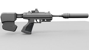 Sci-Fi Sub Machine Gun