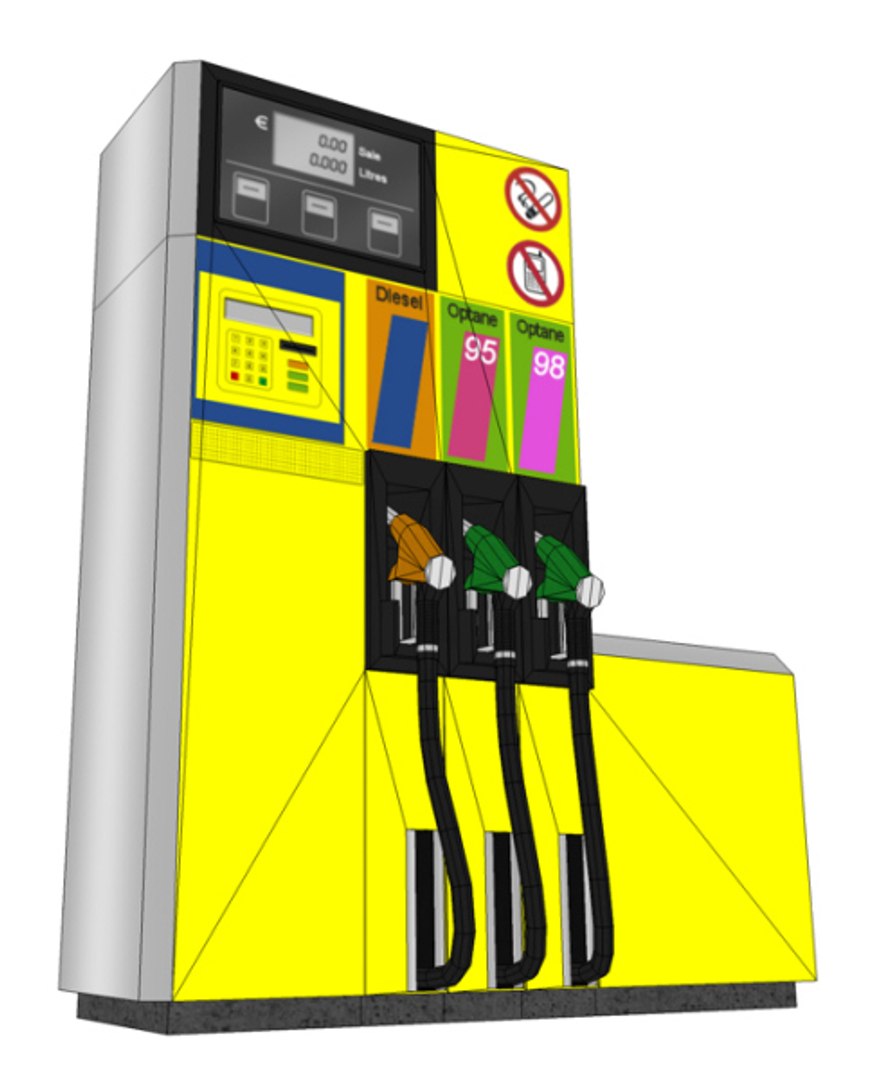 3d Model Gas Pump