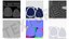Arm Sling Bandage Blue Left Adjustable