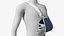 Arm Sling Bandage Blue Left Adjustable