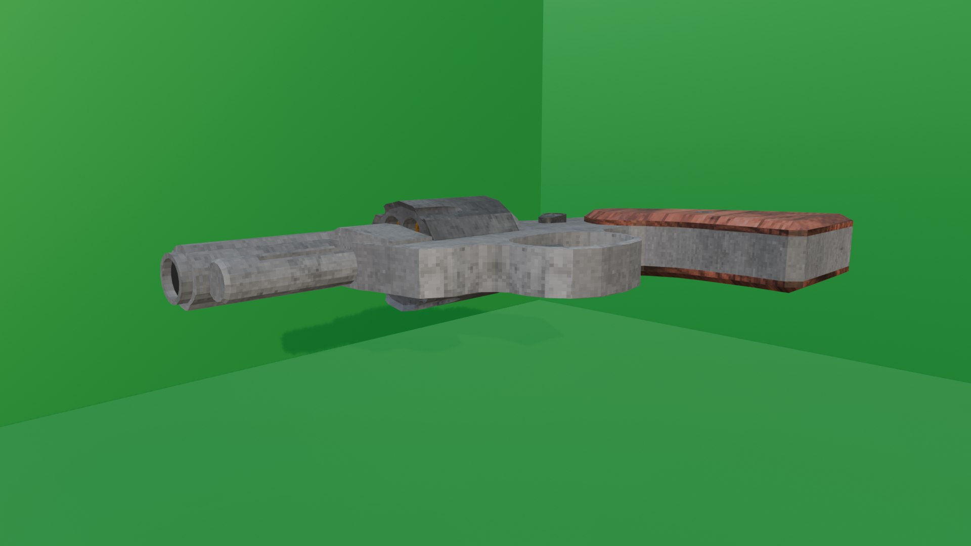 3D SNUBNOSED REVOLVER - LOW POLY - PS1 RETRO STYLE - TurboSquid 2307109