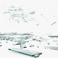 Broken Glass Fragments(1)