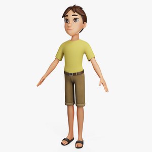 Cartoon Boy Character