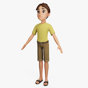 Cartoon Boy Character