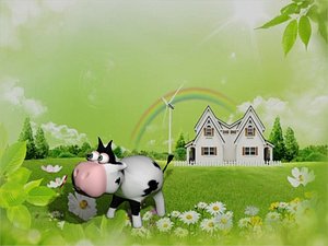 3dsmax cartoon cow