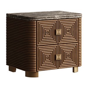 3D Kingsley Bedside Table