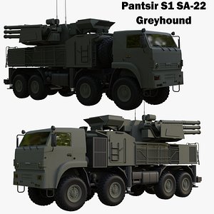 Missile Defense System Pantsir S1 SA-22 Greyhound