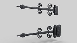 3D model Hinges Medieval M11