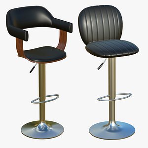 3D Stool Chair V121 model