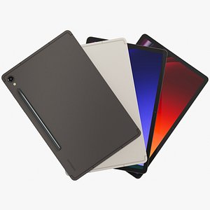Samsung Galaxy Tab S9 Graphite and Beige