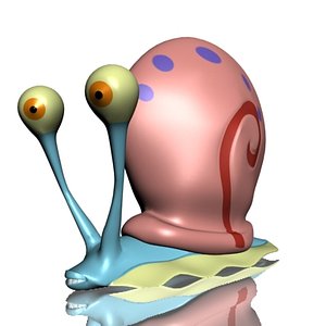 3d model gary snail